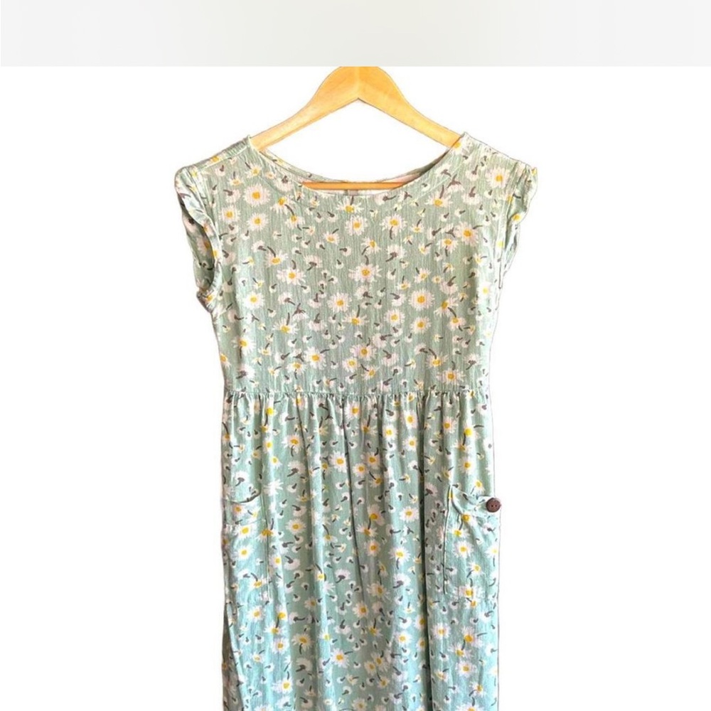 Floral Green Dress